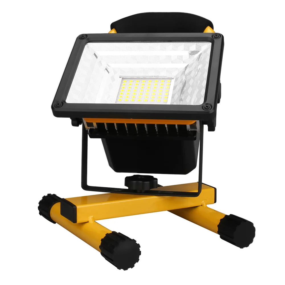 Projecteur de Chantier 60W LED Rechargeable Étanche