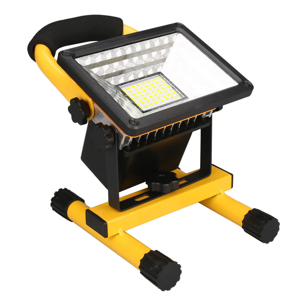Projecteur de Chantier 60W LED Rechargeable Étanche