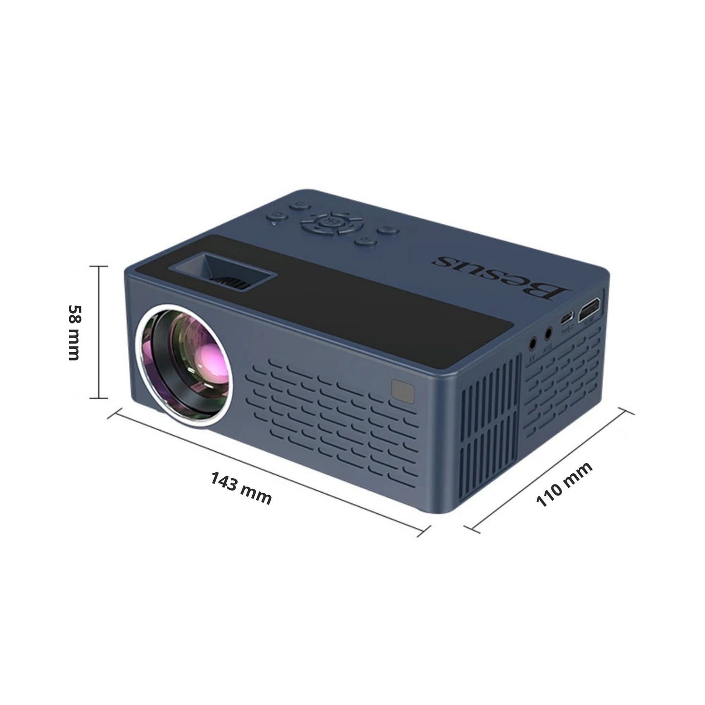 Mini Projecteur PRO 5000 Lumens, 1080P