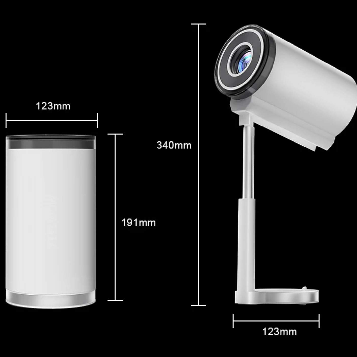 Mini Projecteur 4K Android 13 WiFi Bluetooth HD