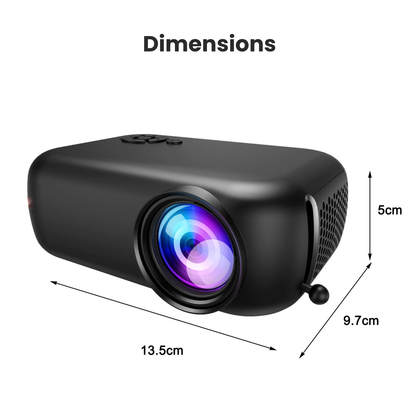 Mini Projecteur XGODY A10 - 1080P HD LED Portable