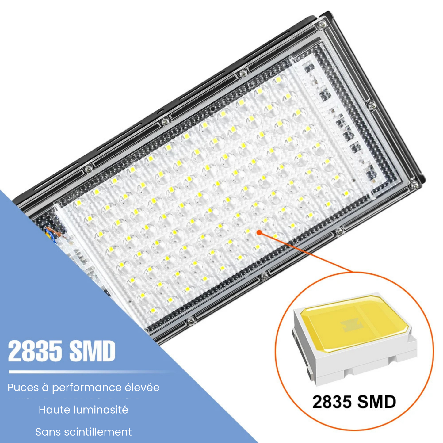 Projecteur extérieur LED étanche IP65 50W/100W