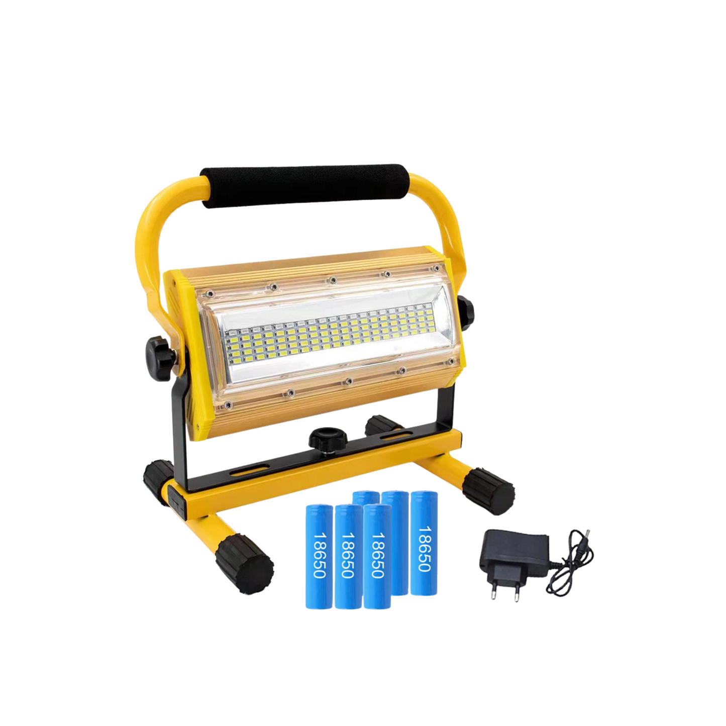 Projecteur de Chantier Professionnel 100W Rechargeable LED