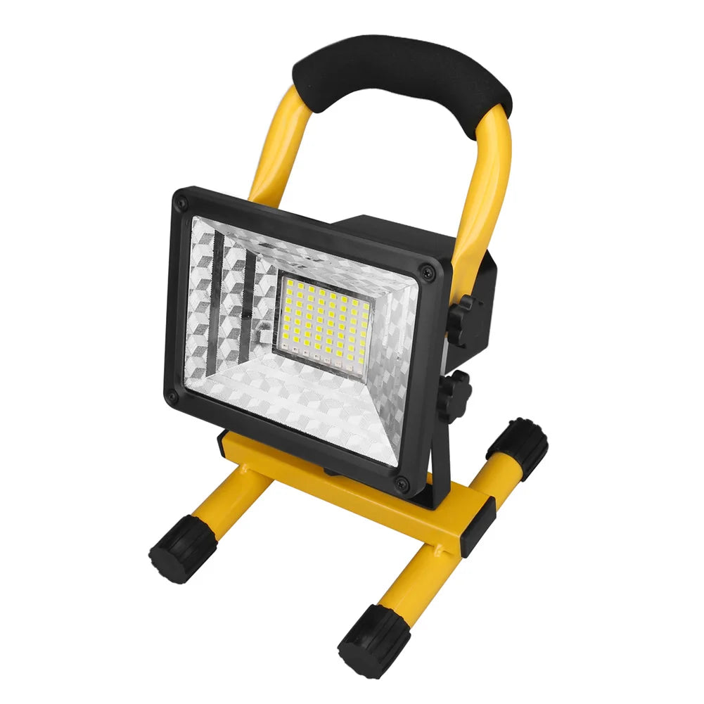 Projecteur de Chantier 60W LED Rechargeable Étanche