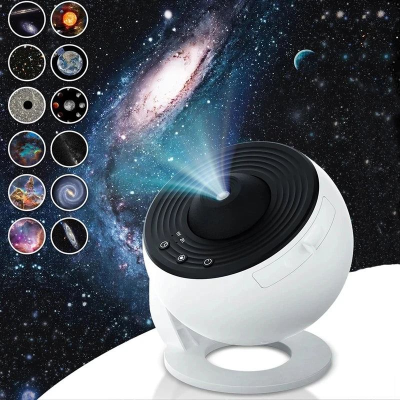 Projecteur étoiles Galaxy Light 12 en 1 Rotatif 360°