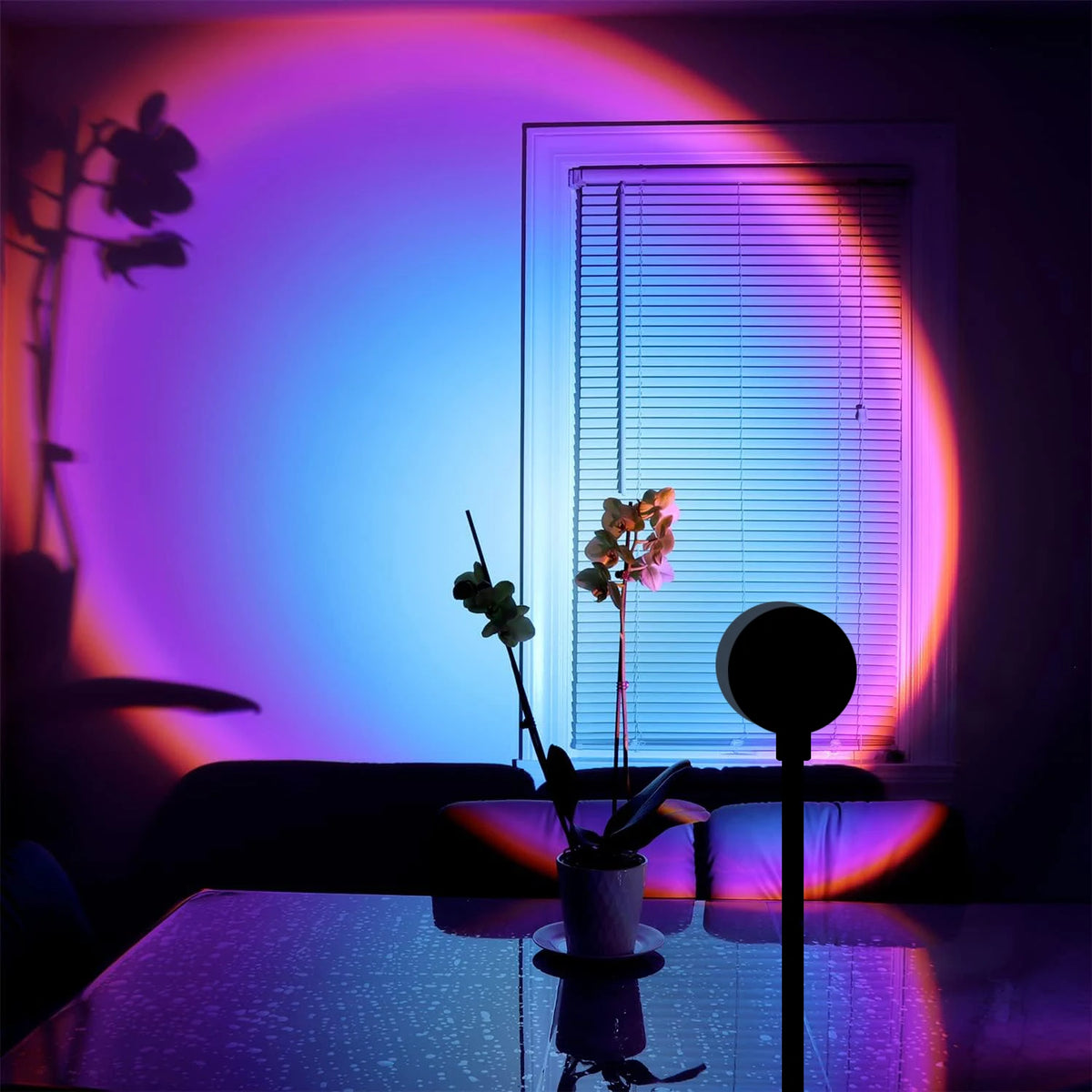 Lampe coucher de soleil arc-en-ciel USB