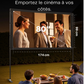 Écran de Projecteur 80 Pouces avec Support – Écran de Projection Portable 4K HD Intérieur & Extérieur 16:9