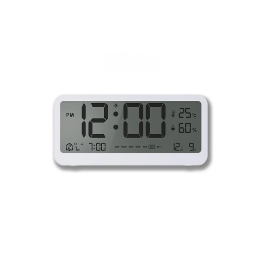 Réveil Numérique avec Veilleuse, Mode Sommeil Intelligent et Moniteur Température/Humidité