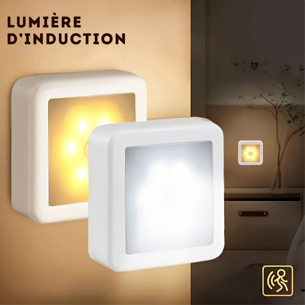 Projecteur LED avec Détecteur de Mouvement PIR – Lumière Intelligente pour Couloir, Escalier et Salle de Bain