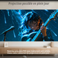 Écran de Projection Portable 4K Ultra HD – Toile 16:9 pour Home Cinéma et Vidéoprojecteur
