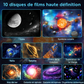 Projecteur Galaxie Chambre – Lampe Ciel Étoilé avec Système Solaire et Constellations