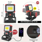 Lampe de Travail LED Rechargeable Magnétique 1000 Lumens – Éclairage Portable pour Chantier et Réparation Auto