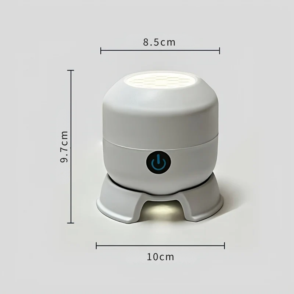 Projecteur Dynamique Rechargeable USB Océan et Flocons de Neige – Lumière Ambiance Festive pour Noël
