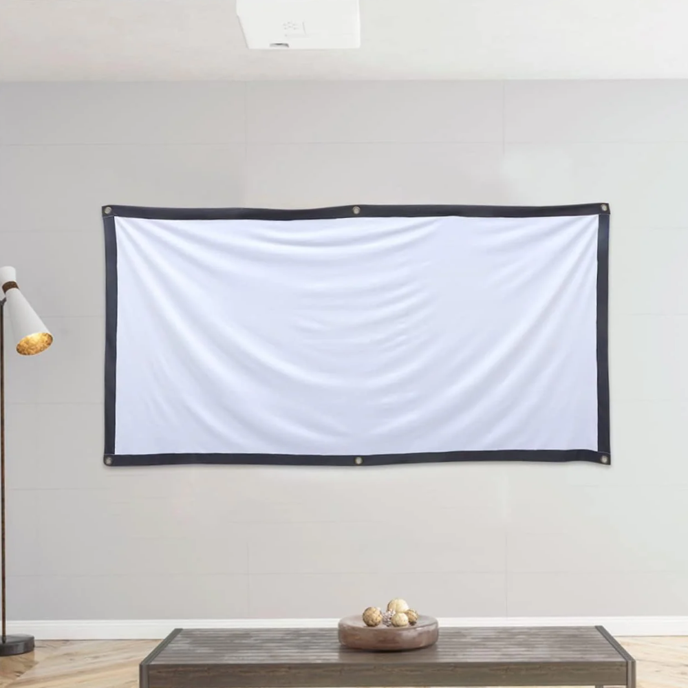 Écran projecteur souple 84 à 150 pouces intérieur/extérieur