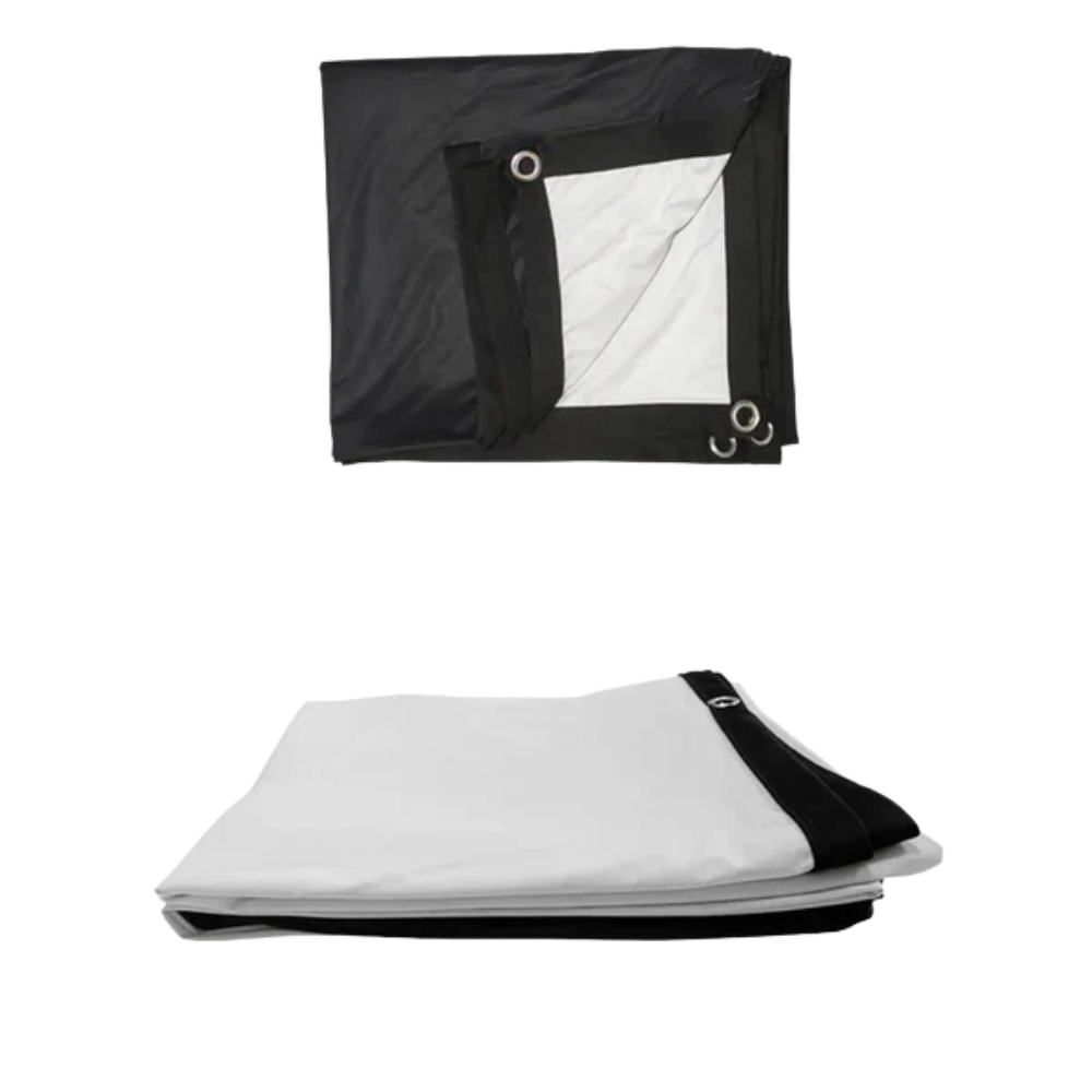 Écran projecteur souple 84 à 150 pouces intérieur/extérieur