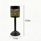 Lampe de Table Solaire à Projection Mandala Colorée pour Jardin et Terrasse