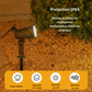 2 Spots Solaires 9 LED RGB IP65 pour Jardin – Projecteurs Extérieurs à Luminosité Réglable