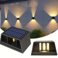 Lampe Murale Solaire LED Tungstène avec Détecteur de Mouvement pour Jardin et Extérieur