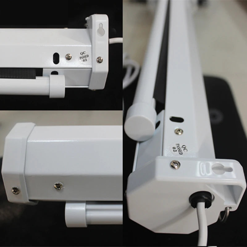 Écran vidéoprojecteur motorisé 60–100 pouces 16:9 avec télécommande