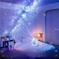 Projecteur d’étoiles enfant 12-en-1 – Veilleuse ciel étoilé 360° avec Bluetooth