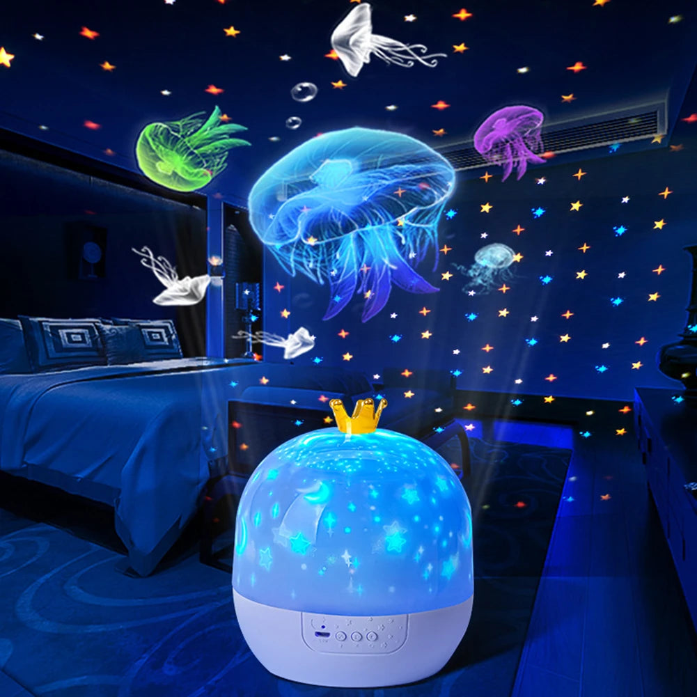 Projecteur LED Galaxy 360° – Rotatif, Cadeau Anniversaire Enfant