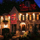 Projecteur façade Noël extérieur motifs traîneau et étoiles