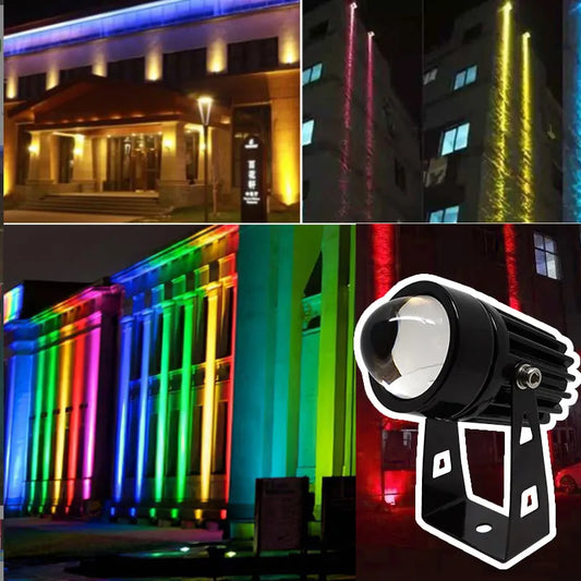 Projecteur mural LED extérieur RVB