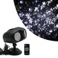 Projecteur Noël Flocon Étanche pour Jardin LED