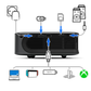 Mini Projecteur 4K WiFi A30C Pro -  Batterie 90 min