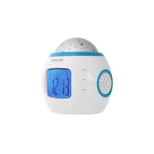 Réveil Projecteur Étoiles Enfant Veilleuse Musique LED