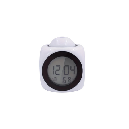 Réveil Projecteur LCD LED Voix Thermomètre Snooze