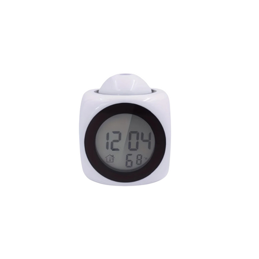 Réveil Projecteur LCD LED Voix Thermomètre Snooze