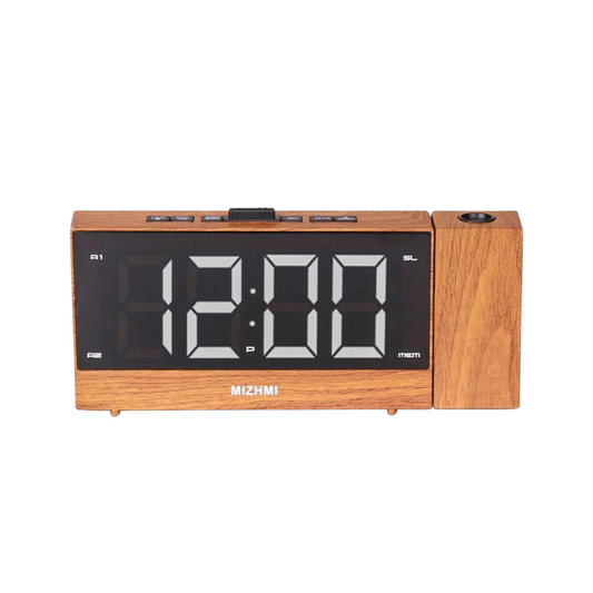 Réveil Projecteur LED Radio FM Snooze USB Chambre