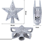 Projecteur Noël LED Flocons 3D pour Sapin Scintillant