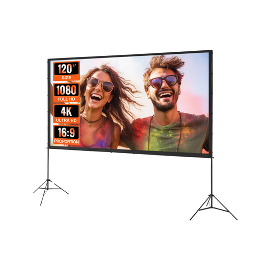 Écran Projecteur VEVOR 120" 4K HD Portable avec Support