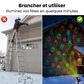 Projecteur façade Noël laser rouge et vert extérieur
