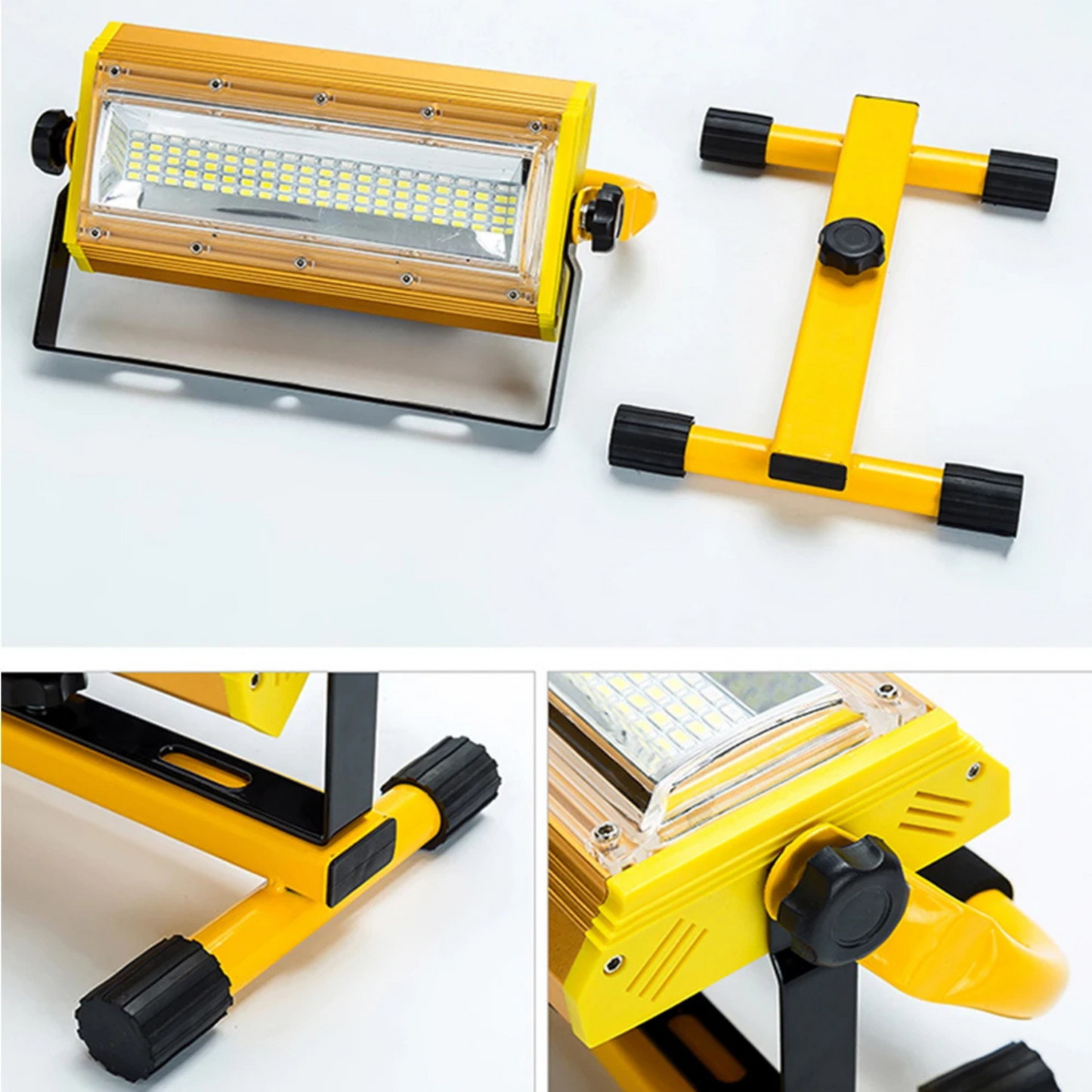 Projecteur de Chantier Professionnel 100W Rechargeable LED