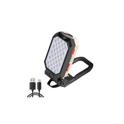 Projecteur de chantier sans fil LED rechargeable USB
