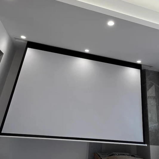 Écran projecteur HD motorisé 72" avec télécommande