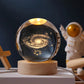 Projecteur Galaxie LED 3D Boule Cristal Saturne, Déco Chambre