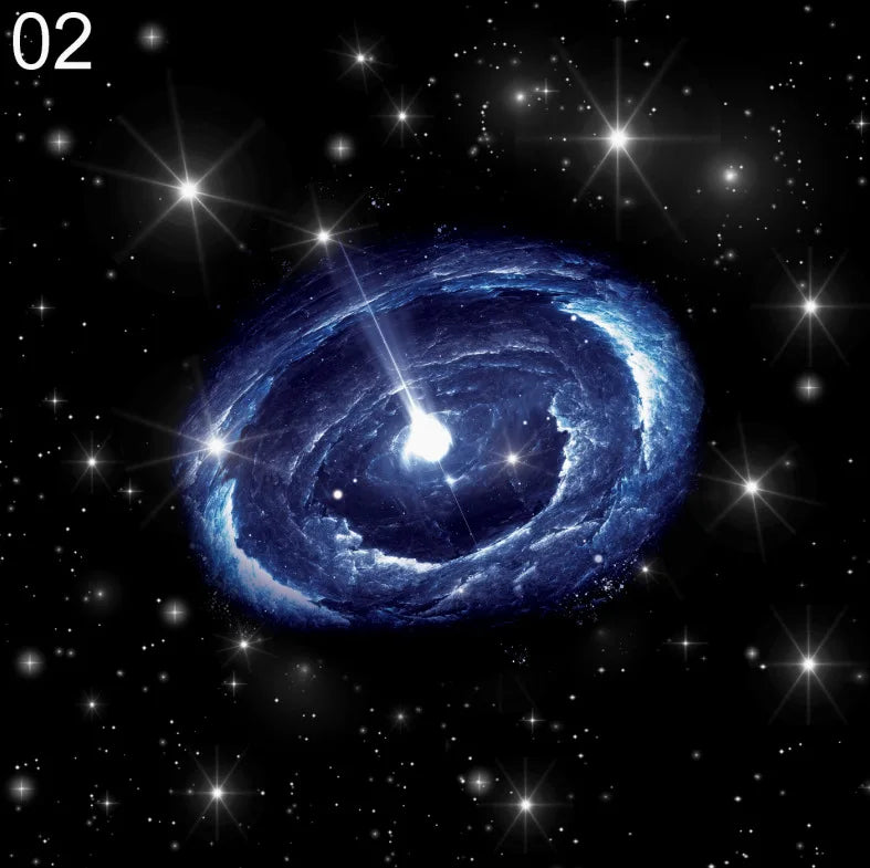 Projecteur galaxie étoilé 12-en-1 – Lampe planétarium 360° avec aurores boréales, veilleuse chambre enfants & adultes