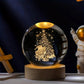 Projecteur Galaxie LED 3D Boule Cristal Saturne, Déco Chambre