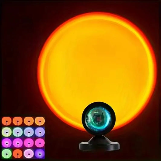 Lampe coucher de soleil avec télécommande