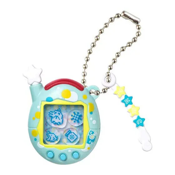 Tamagotchi – Porte-clé Memetchi shaker série P2, figurine capsule à collectionner