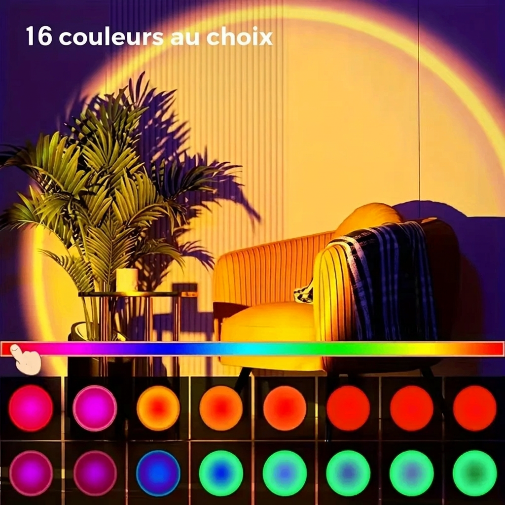 Halo coucher de soleil 16 couleurs – version française
