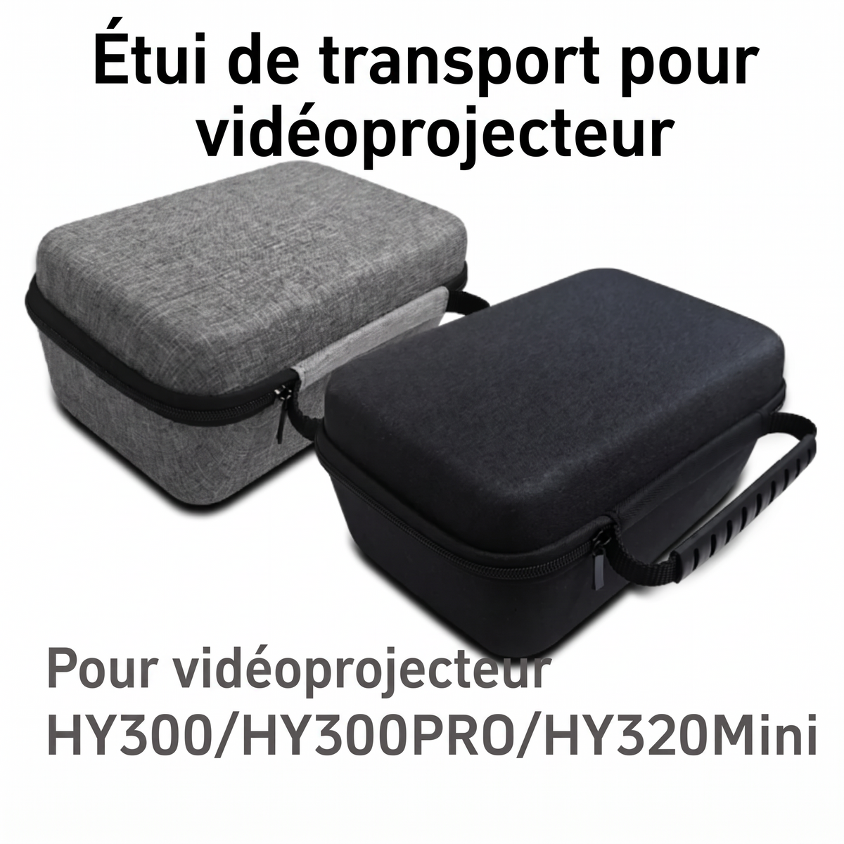 Étui rigide pour mini vidéoprojecteur – version française
