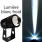 Projecteur mural LED extérieur – lumière blanc froid – version française
